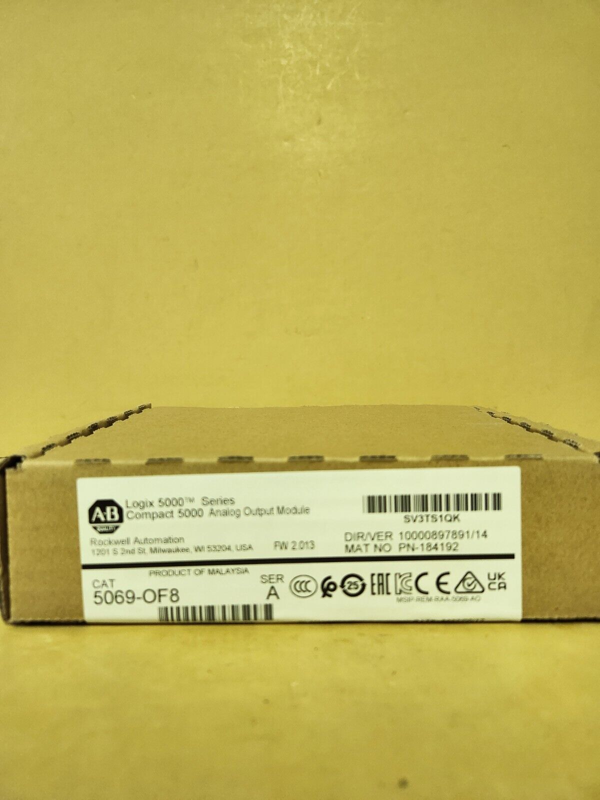 5087504d37cbfcd8d1e1 5069-OF8 Allen-Bradley