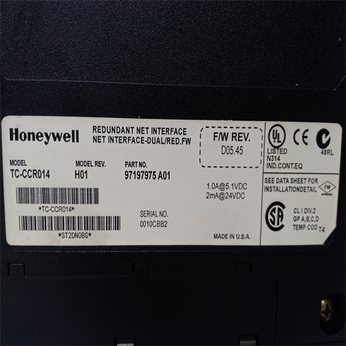 TC-CCR014 97197975-A01  HONEYWELL插图