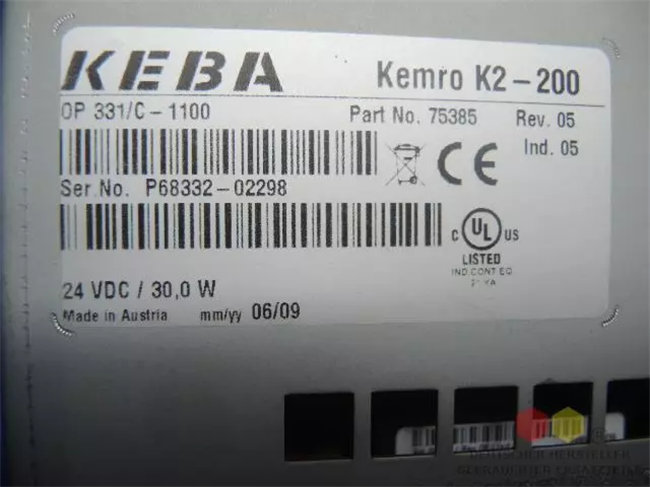 b63d60074e6a30a7de17 KEBA+K2-200 OP331/C