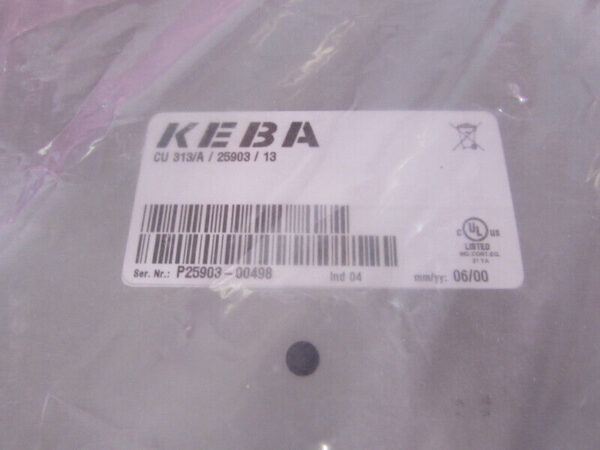 2cbc1da8e0235b66464d KEBA CU312/E CU313/A