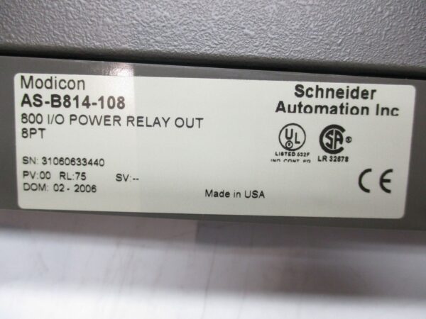 9375ade01cd5f509b4c5 SCHNEIDER AS-B814-108