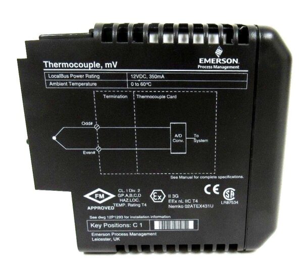 76041e6b446621e40a1d New Rosemount DELTA V KJ3002X1-BG2 thermoelectric module 12P1731X082 VE4003S5B1