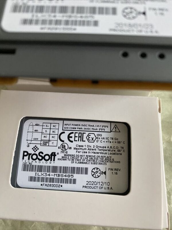 74e9d670499e85f29da2 ProSoft+ILX34-MBS485